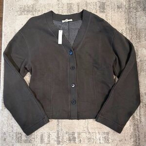 Madewell grey cardigan NWT